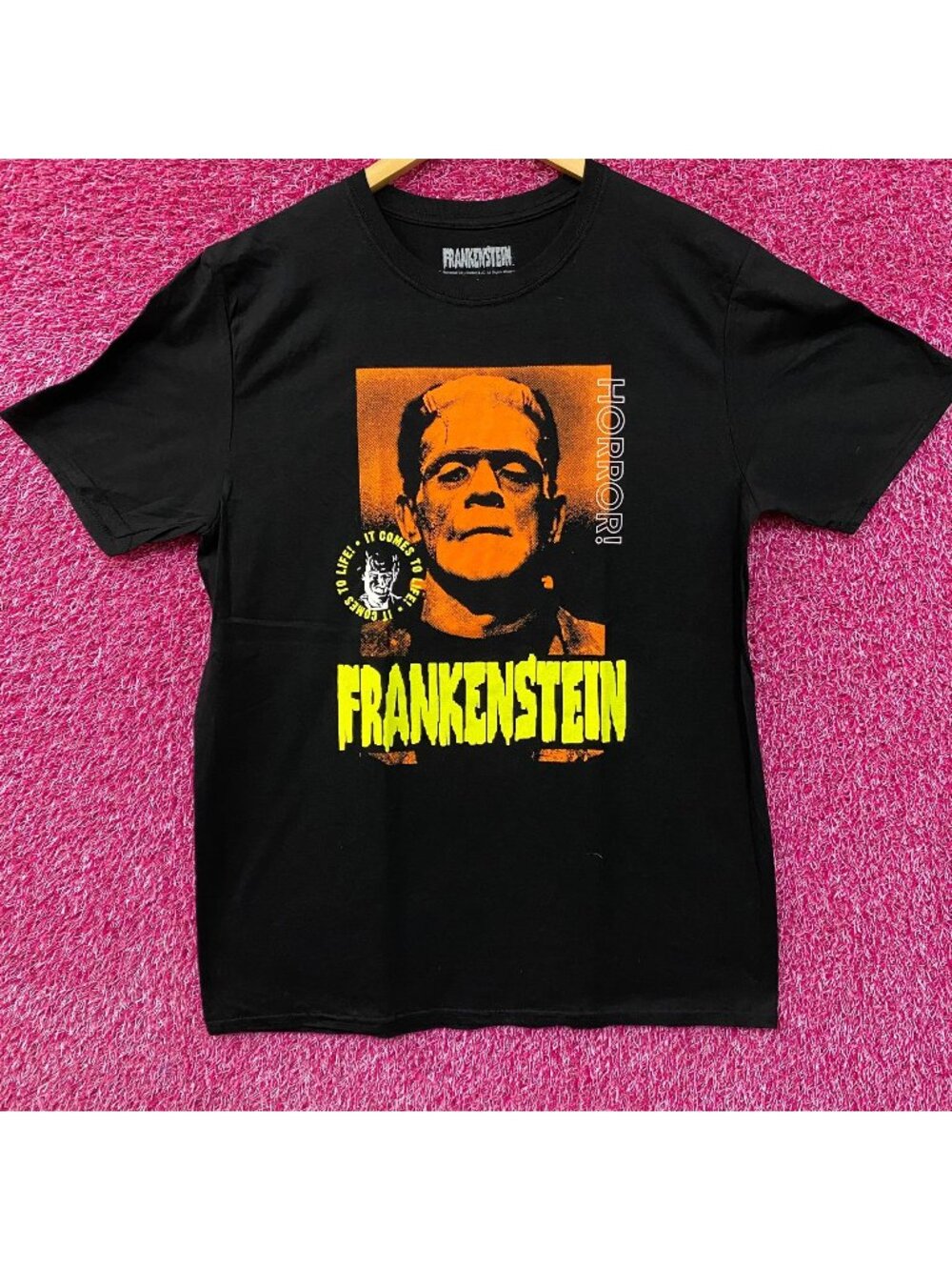 Frankenstein 1931 Classic Horror Film Promo Frankenstein Monsters T-Shirt Large